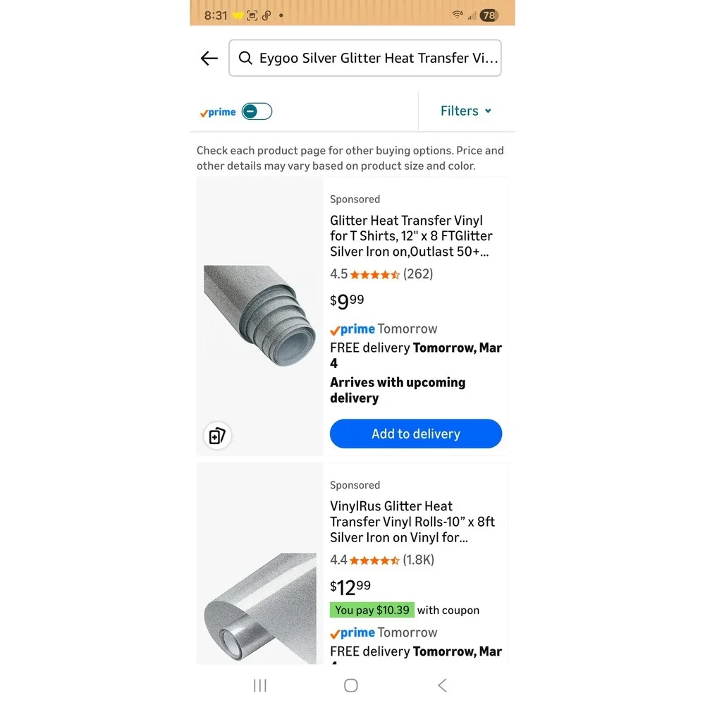 Cricut Girafvinyl‎ Craft Bundle Vinyl Rolls HTV Permanent Adhesive Faux Leather